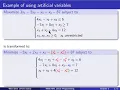 V3-02 Linear Programming Standard form unrestricted variables