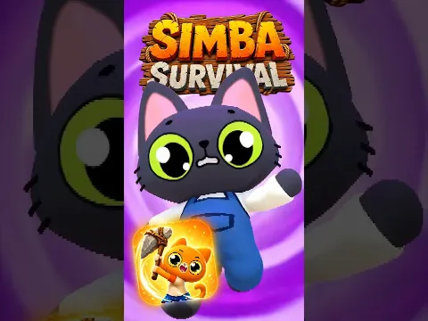 ¡Simba Survival: que comience la aventura! 🙀🕹️ #animación #gatos #videojuegos #simba