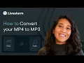 How to convert your MP4 to MP3 in 3 clicks