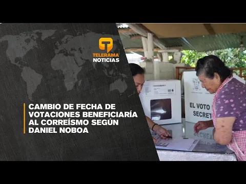 Presidente afirma que nueva fecha de elecciones seccionales favorece al correísmo