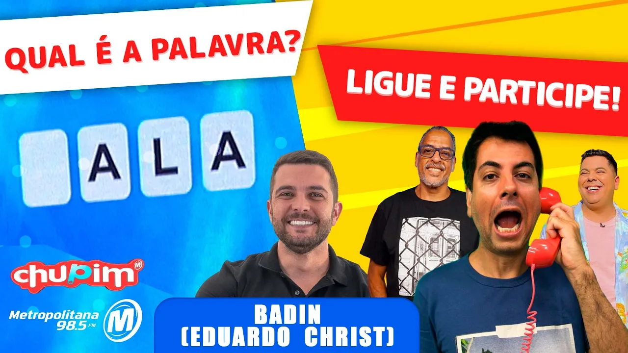 BADIN (EDUARDO CHRIST) - PALAVRA MISTERIOSA!!! - 17/07/2023