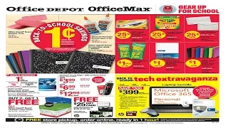 OfficeMax School Supply Sales 01 Items