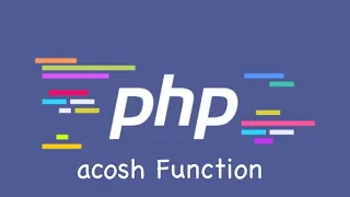PHP acosh Function