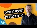 Learn the Secret to Easily Switch Between Front and Back Ends of WordPress