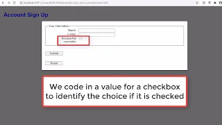 Chapter 6 Working with Checkboxes and PHP