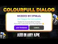 How to Add Colorful Dialogs in APK with MT Manager - Ultimate Guide 2025