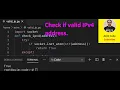 Python Check if valid IPv4 address