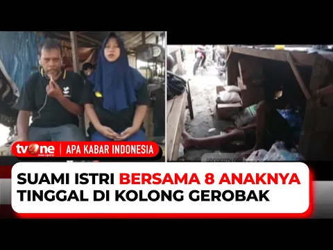 Tak Sanggup Bayar Kontrakan, Sekeluarga Tinggal di Kolong Gerobak Angkringan