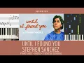 Download Lagu Until I Found You - Stephen Sanchez | Piano Cover | Piano Sheet | Chord | Tutorial | Letter Notes