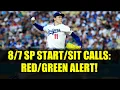 Top SP Rankings for 26 Must-Start Sit Pitchers for Fantasy Baseball