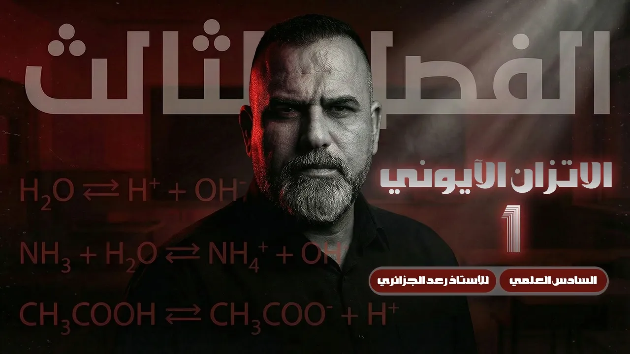كيمياء السادس العلمي 2026 | الفصل الثالث - 1 | من الدورة المجانية للاستاذ رعد الجزائري