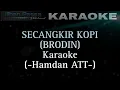 Download Lagu Secangkir Kopi (Brodin) Karaoke / HAMDAN ATT