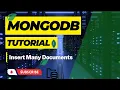 Insert Many Document in MongoDB how to insert multiple in mongodb MongoDB Tutorial Hindi