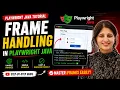 Playwright Java Frame Handling Tutorial Handle iFrames Step by Step