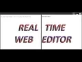 Real Time Web Editor offline With Source Code