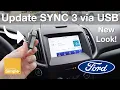 How To Update Ford SYNC 3 via USB 3 4 Update - New Look