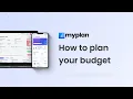 Business Budgeting Software How to plan budget for business myplan software tutorial