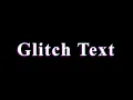 How to Create a Glitch Text Effect Using Only HTML CSS No JavaScript Needed