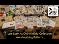 Lets Look At Some Old Winfield Collection Woodworking Patterns