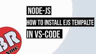how to install ejs in visual studio code
