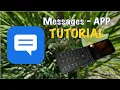 Messages app tutorial - TCL flip 3