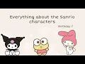 Everything you need to know about Sanrio characters