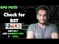Check for BST gfg potd 11-02-25 GFG Problem of the day