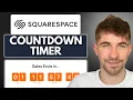 How to Add a Countdown Timer to Squarespace 2025