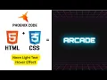 Creating a Neon Glow Text Effect with Pure CSS