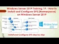 Windows Server 2019 Training 19 - How to Install and Configure DFS Namespace