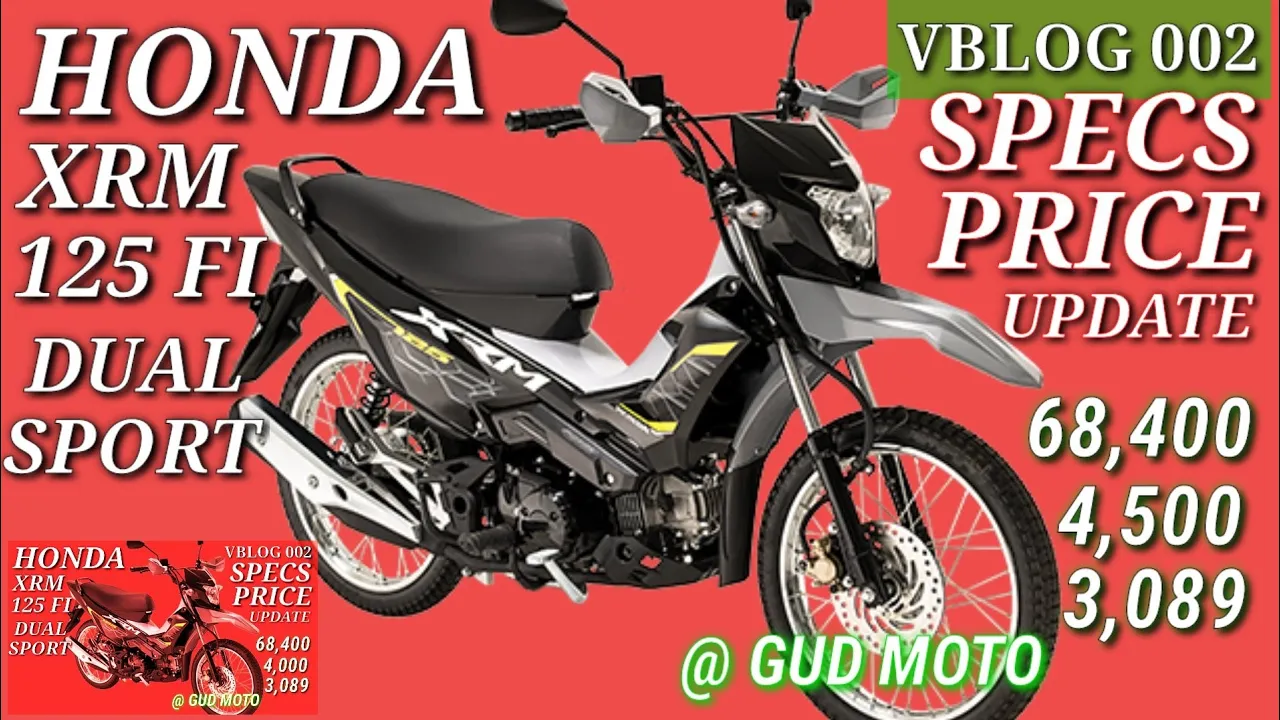 The HONDA XRM 125 FI DUAL SPORT SPECS & PRICE UPDATE as of 041922 Tue @ GUD MOTO | F P C