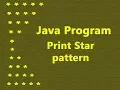 How to Print Star Pattern in Java Hindi