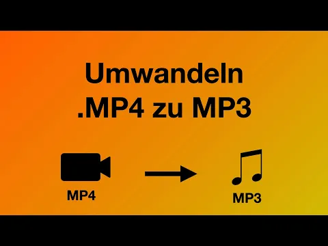 Download MP3 MP4 in MP3 umwandeln - Deutsch 2021 || So Geht's!