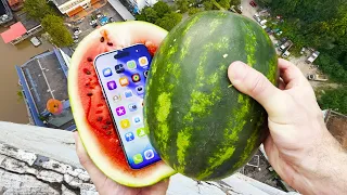 iPhone 17 Air Watermelon 250 FT Skyscraper Drop Test! WILL IT SURVIVE?