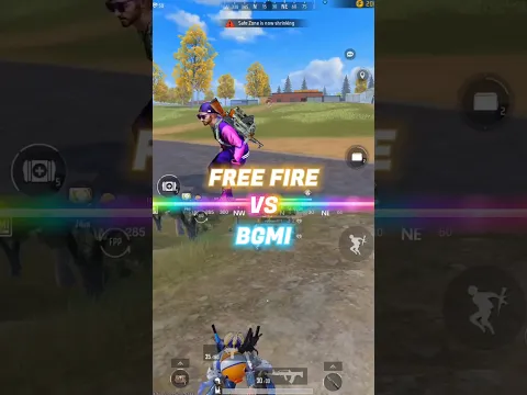 Free Fire VS Bgmi 🔥 #short #short #tondegamer #ff #shortsfeed #tgrnrz #viralshort #freefire #bgmi 🔥