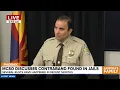 WATCH Maricopa County sheriff to discuss contraband found in jails