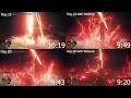 Elden Ring Dragon Lightning Spell Casting Speed Test with Time Stamps