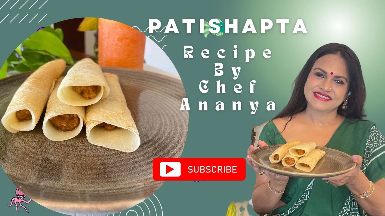 Patishapta Recipe   A Traditional Bengali Sweet Pithe (crepes with filling)   Gurer Patishpata Pitha