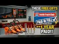 Harbor Freight ITC Members Got 35 in Free Gifts this weekend Membership paid for itself