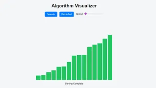 Build an Algorithm Visualizer Bubble Sort Animation with JavaScript