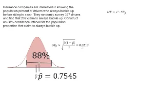 STA2023 Confidence Interval Proportion Python