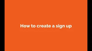 How to Create a Sign Up in Minutes SignUpGenius Tutorial