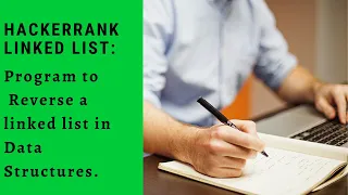 Reverse a Linked List Data structures Hackerrank coding4u