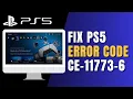 PS5 Error CE-11773-6