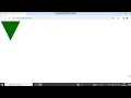 How to draw a Triangle Down using HTML and CSS HTML CSS