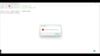 Addition Of Two Number Using Lambda Function
