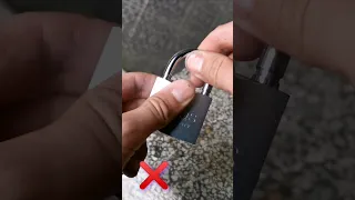 طريقه كيف تفتح القفل بادوات بسيطه                                 دندنها