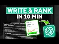 How to Write SEO Blogs Ranks on Google