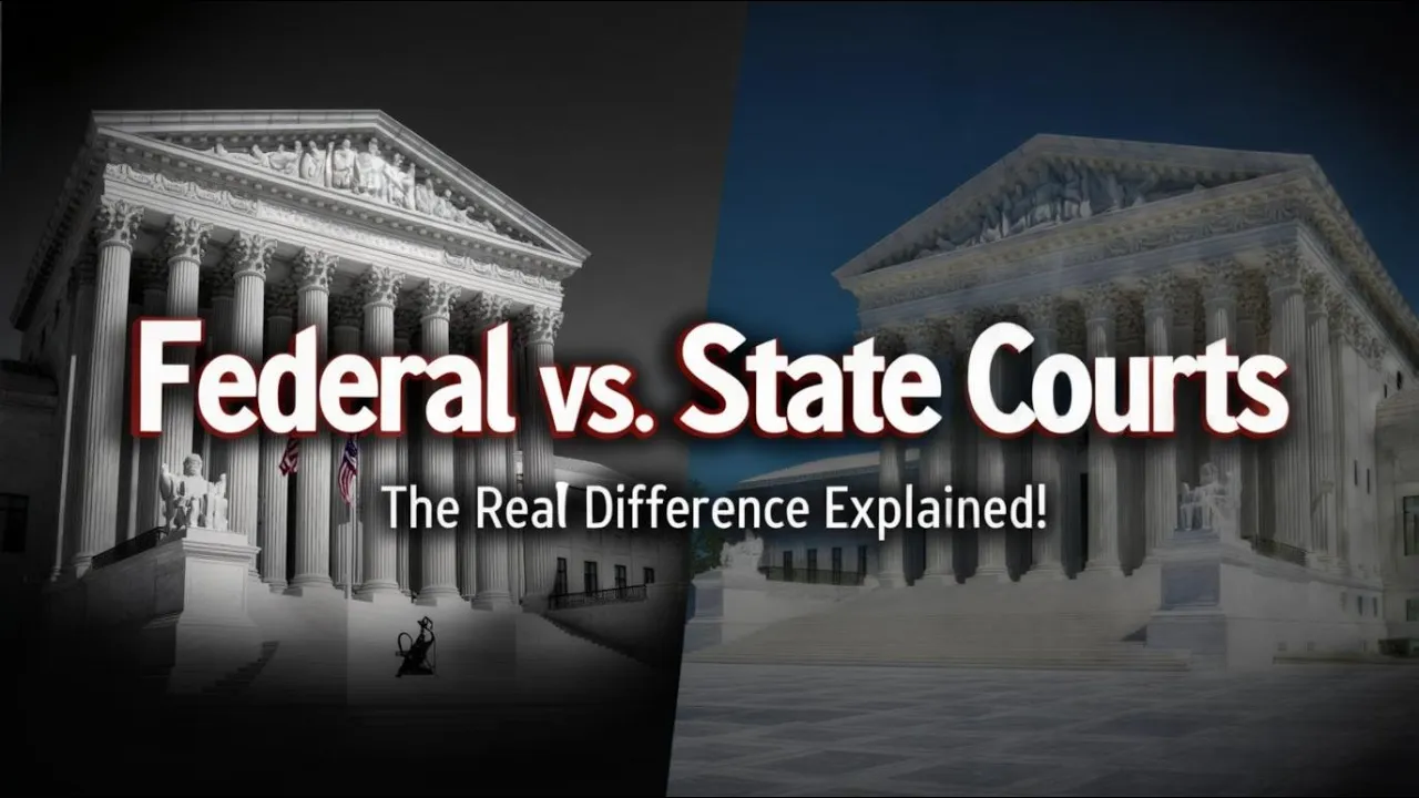 Federal vs. State Courts: The Real Difference Explained!