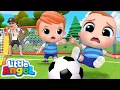 Download Lagu Let's Play Soccer! | Sports Song | Little Angel Kids Songs \u0026 Nursery Rhymes